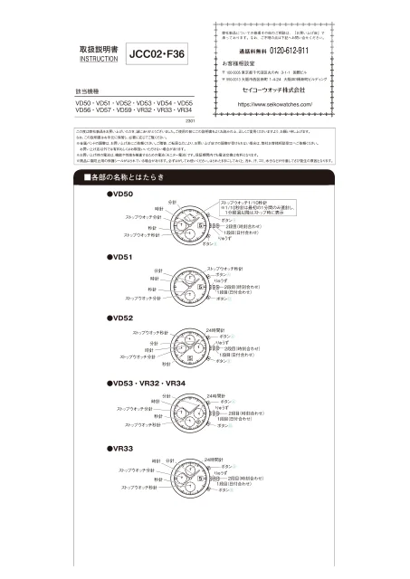 seikoセイコーウオッチ VD54